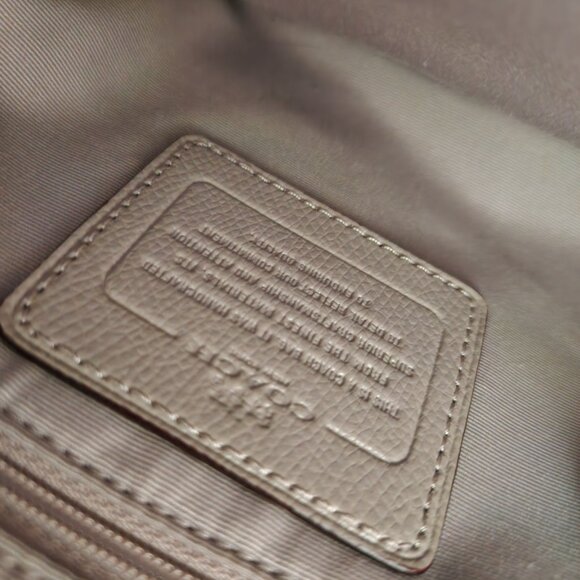 Nwot Coach Christie Carryall Tan Leather Satchel Purse - Picture 13 of 13